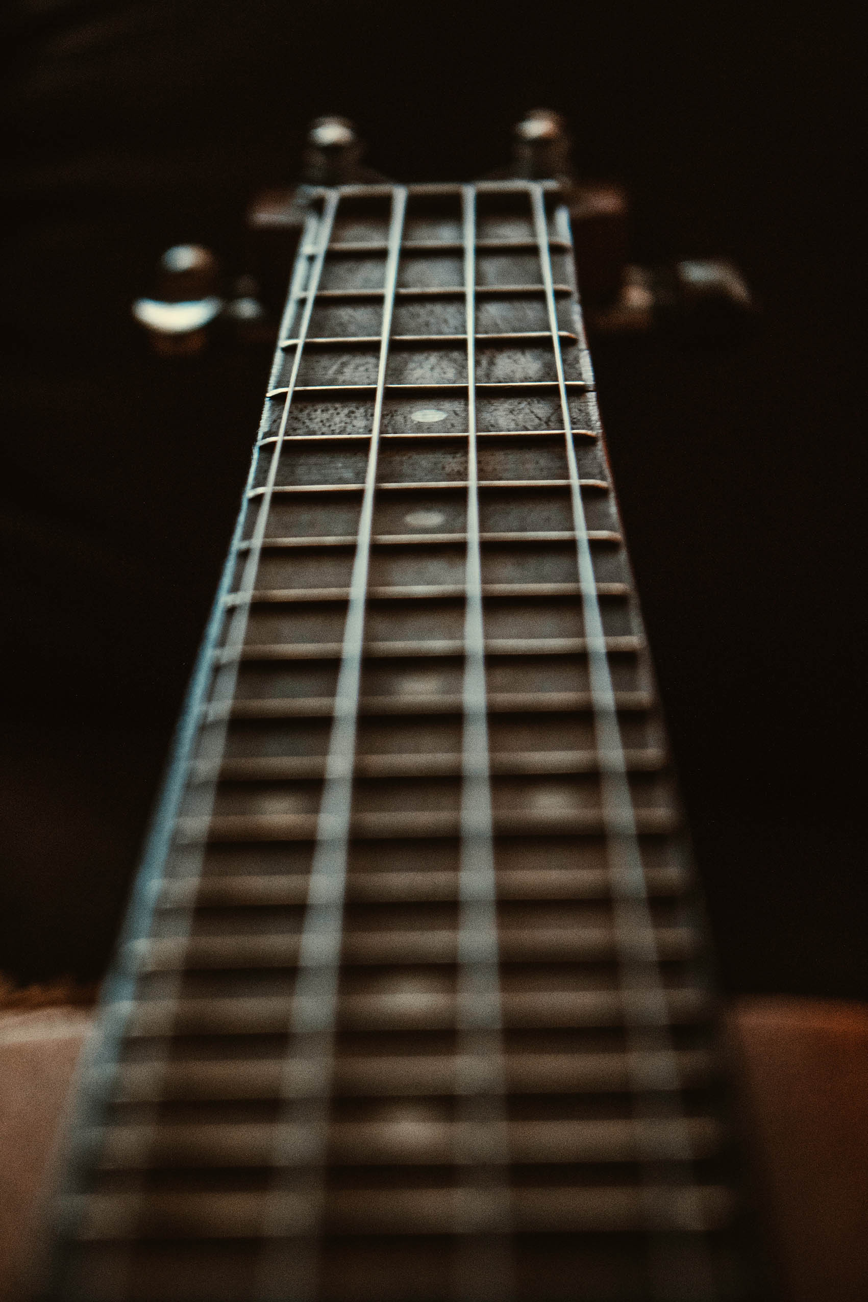Obraz krku kytary
